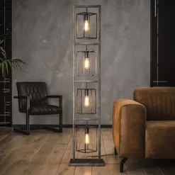 Outlet Paco World Collections Tampa Vloerlamp 4 lampen