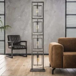 Outlet Paco World Collections Tampa Vloerlamp 4 lampen