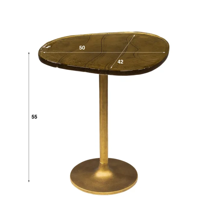 Online Paco World Collections Topaas bijzettafel in 2 kleuren