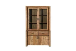 Discount Paco World Collections Unique Glass Cabinet 2 doors