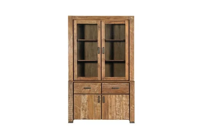 Discount Paco World Collections Unique Glass Cabinet 2 doors