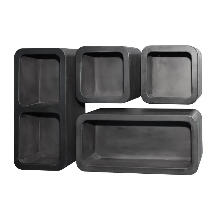 Sale Paco World Collections Vulcano wandrekken set van 4 in antraciet